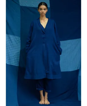 Lapis Twill Trench
